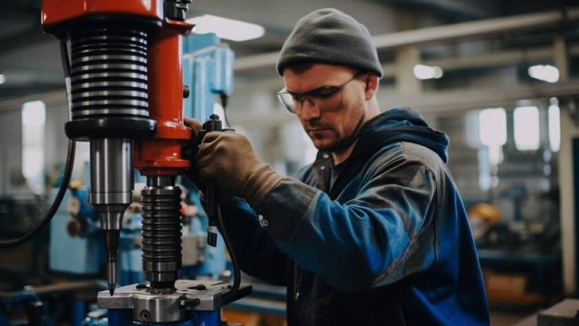 navin_ua_photo_A_worker_is_working_on_a_drilling_machine
